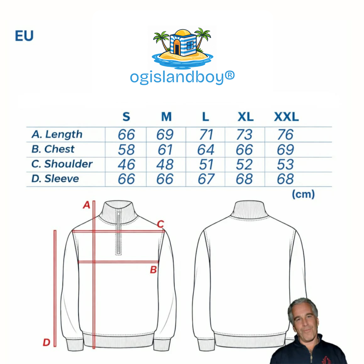 ogislandboy® Original Jeffrey Epstein Zipper (Limited Edition)
